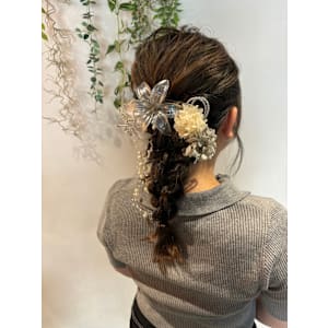 成人式編みおろしデザイン