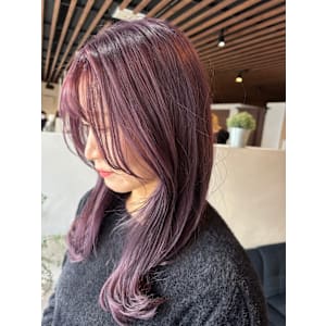 透け感ラベンダーピンク