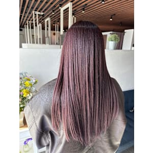 ダブルカラーでボルドーワイン