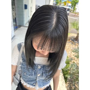 ブリーチなし透明感オリーブ