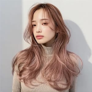 前髪/アンブレラカラー/こなれミディ/イメチェン/ウェーブ - noix de coco【ノアドココ】掲載中