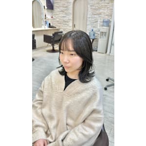 20代30代向け大人顔周りレイヤーオリーブグレージュ - CREA【クレア】掲載中