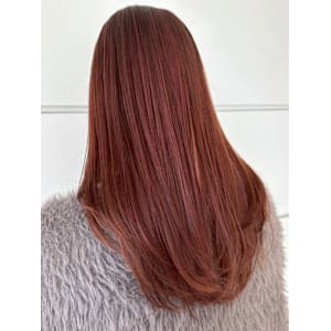 アプリコットカラー ケアブリーチ ツヤ髪カラー ロングヘア - 髪質改善 SEPT. 天神大名【カミシツカイゼン セプト テンジンダイミョウ】掲載中