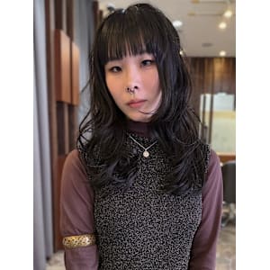【feliceMICHI 別曽 遥也】ロングパーマ 暗髪  - HAIR&SPA FELICE MICHI【ヘアアンドスパフェリーチェミチ】掲載中