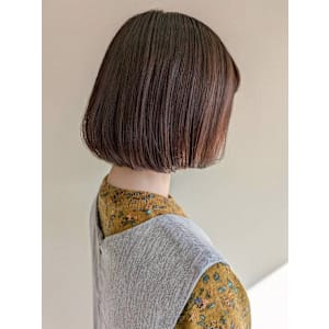 ショートボブ 透明感カラー アッシュブラウン 髪質改善 艶髪 - miroa vita 平尾【ミロアヴィータ ヒラオ】掲載中