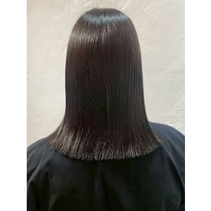 髪質改善 切りっぱなしボブ 艶髪 アッシュカラー 縮毛矯正 - 福岡 オーガニックカラー miroa【フクオカ ミロア】掲載中
