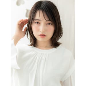 ゆるふわミディアムレイヤーカット小顔ウェットヘア30代40代 - mod's hair【モッズヘア】越谷/越谷西口店【モッズヘア コシガヤ コシガヤニシグチテン】掲載中
