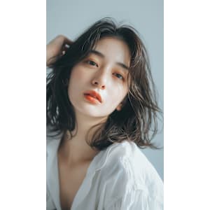 AO アオ仙台南髪質改善縮毛矯正ハイライトショート×スタイル