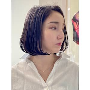 ショート・ボブ/丸顔/前髪あり/絶壁解消/40代/50代/ - INCEPTION  GINZA 銀座【インセプション】掲載中