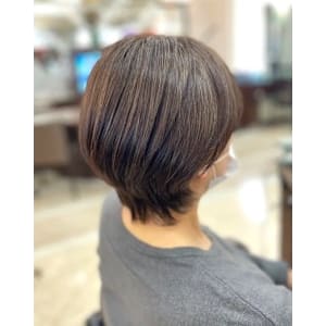 丸みショートボブ - elle brille 用賀【エル プリエ ヨウガ】掲載中