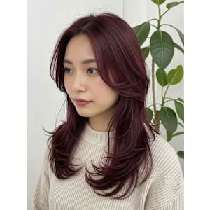 チェリーレッド/バーガンディ/バタフライカット/シャギー - FURUSHO 栄店【フルショウ サカエテン】掲載中