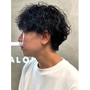 波巻きスパイラルパーマ ハードパーマ 束感マッシュ 30代 - 全室完全個室Men's hair salon STELLA【メンズヘアーサロンステラ】掲載中
