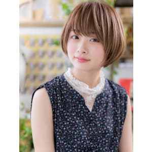 斜めバング小顔前下がりマッシュボブショート　ミニボブレイヤー - COVER HAIR bliss【カバーヘア ブリス】志木/志木南口駅前店【カバーヘア ブリス シキ シキミナミグチエキマエテン】掲載中