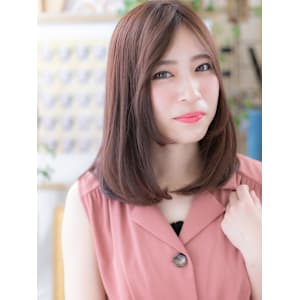 センターパート大人かっこいいワンカール　チェリーレッド - COVER HAIR bliss【カバーヘア ブリス】志木/志木南口駅前店【カバーヘア ブリス シキ シキミナミグチエキマエテン】掲載中