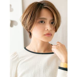 ヘーゼルブラウンハイライトマッシュショートボブ20代30代 - COVER HAIR bliss【カバーヘア ブリス】北浦和/北浦和西口店【カバー ヘア ブリス キタウラワ キタウラワニシグチテン】掲載中