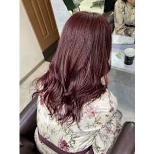 艶感ボルドーカラー - GLADGE池袋/ダブルカラー/ブリーチ【グラッジイケブクロダブルカラーブリーチ】掲載中