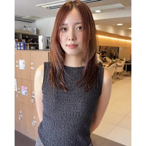 シャギーレイヤーストレートオレンジカラーヘルシー垢抜け - NYNY 桂店【ニューヨークニューヨーク カツラテン】掲載中