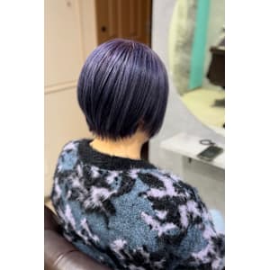 ブルーラベンダー×ショート×ブリーチ２回〜 - GLADGE池袋/ダブルカラー/ブリーチ【グラッジイケブクロダブルカラーブリーチ】掲載中
