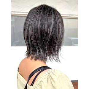 クラゲヘアー/オリーブグレー/黒髪/ココアベージュ/小顔/松 - Alpha【アルファ】掲載中