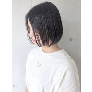 【morio成増/児玉】前髪無し　黒髪ボブ