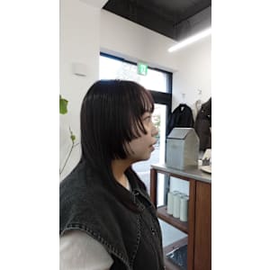 ステップカット/髪質改善カラー