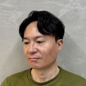 ルーズパーマ×センターパート - SARM MAN 人形町〈理容室〉【サームマン ニンギョウチョウ リヨウシツ】掲載中