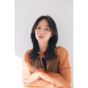 小顔ヘア×透明感カラー［恵比寿駅/髪質改善/グレージュ］