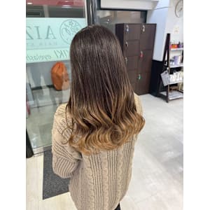 グラデーションカラー - AIZU本厚木 白髪ぼかし ハイライト バレイヤージュ 髪質改善【アイズホンアツギ シラガボカシ ハイライト バレイヤージュ カミシツカイゼン】掲載中