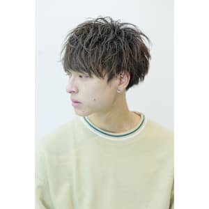 【無造作】前下がりマッシュ　スパイラルパーマ - LIPPS hair 難波【1/16 NEW OPEN】【リップス ヘアー ナンバ】掲載中