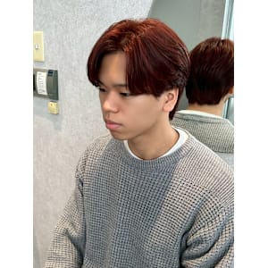 ハイトーン×センターパート(ハイライト/ブリーチ) - Men’s salon Zina 天神 ［メンズカット/眉毛/韓国/パーマ］【メンズサロンジーナ】【メンズサロン　ジーナ　テンジン　メンズカット　マユゲ　カンコク　パーマ　メンズサロン　ジーナ】掲載中