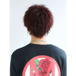 無造作質感　ディープレッドマッシュ - LIPPS hair 難波【1/16 NEW OPEN】【リップス ヘアー ナンバ】掲載中