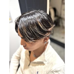 毛流れセンターパート