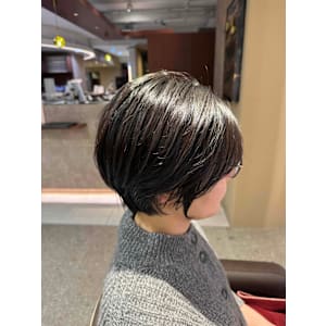 ショートボブ/カット/パーマ - EARTH coiffure beauté 国分寺店【アース コアフュールボーテ コクブンジテン】掲載中
