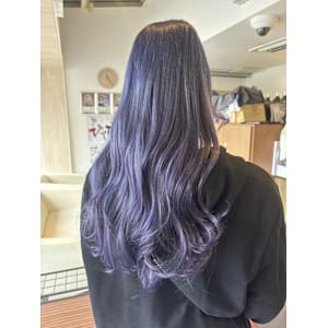 透明感イルミナカラーダブルカラーラベンダーパープルロングヘア - NYNY 桂店【ニューヨークニューヨーク カツラテン】掲載中