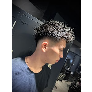 ジェットモヒカン×スキンフェード×テーパーフェード×men'