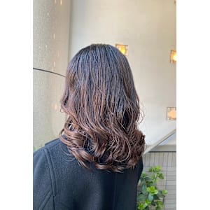 【コテ巻き風パーマ】レイヤーカット+デジタルパーマ - HAIR&MAKE STUDIO MIMURO【ヘアメイク スタジオ ミムロ】掲載中