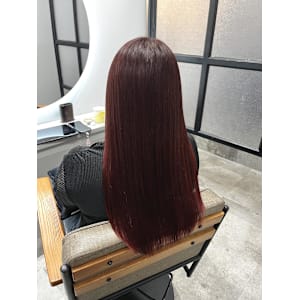 ＊ブリーチなしレッドブラウン＊ - aroot 町田店 酸性縮毛矯正/髪質改善カラー【アルート マチダテン サンセイシュクモウキョウセイ カミシツカイゼンカラー】掲載中