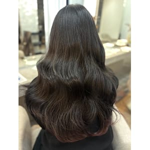 小顔ヘア/髪質改善/ブリーチなしカラー/ヘアアレンジ