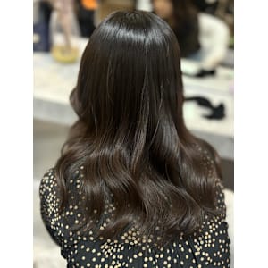 小顔ヘア/髪質改善/ブリーチなしカラー/ヘアアレンジ