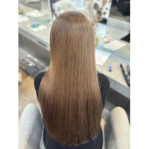 小顔ヘア/髪質改善/ブリーチなしカラー/ヘアアレンジ