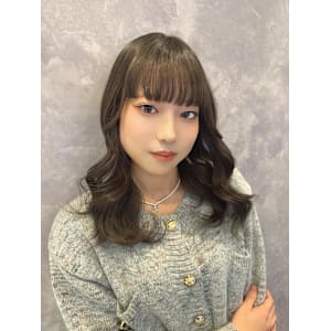 小顔ヘア/髪質改善/ブリーチなしカラー/ヘアアレンジ