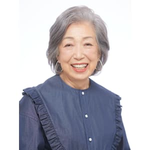 60代グレイヘアの方に◎ボブパーマスタイル