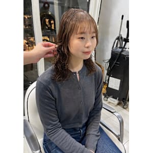 【ミディアムパーマ】