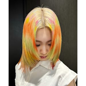 オーダーメイド　デザインカラー　ケアブリーチカラー　ウルフ - Null 表参道本店 デザインカラー/ダブルカラー【ヌル】掲載中