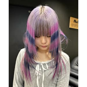 オーダーメイド　デザインカラー　ケアブリーチカラー　ウルフ - Null 表参道本店 デザインカラー/ダブルカラー【ヌル】掲載中