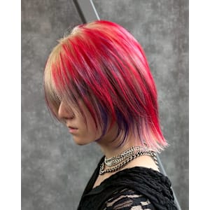 オーダーメイド　デザインカラー　ケアブリーチカラー　ウルフ - Null 表参道本店 デザインカラー/ダブルカラー【ヌル】掲載中