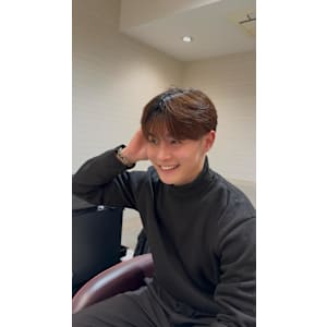 シースルーマッシュ/韓国マッシュ/黒髪パーマ/フェザーパーマ - marju銀座【マージュギンザ】掲載中