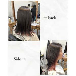 ≪お客様スタイル≫ インナーカラーピンク - chan.【チャンドット】掲載中