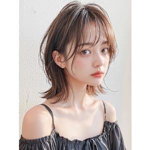 抜け感2wayバングウルフカットくびれミディp1リタッチカラ - COVER HAIR bliss 【カバー ヘア ブリス】川口/ららテラス川口東口駅前店【カバー ヘア ブリス カワグチララテラスカワグチヒガシグチエキマエテン】掲載中