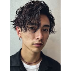 無造作ウェーブショート